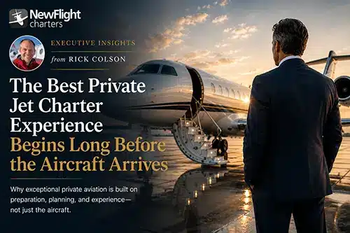 Rick Colson explains why exceptional St. Louis private jet charter experiences begin long before passengers arrive at the airport.